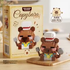 Combo 6 Mẫu lego capybara - Full Box - Sku : LG-S31 - (VAT 001-C6-60) K122-T1-S6