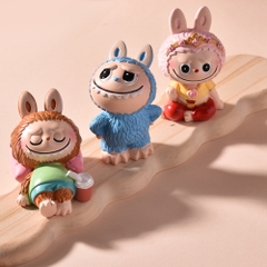 Mô hình labubu bộ 9 labubu blind box - cao 8cm - Nặng 300gram - Bọc Túi - Hộp Màu n3-k46-t1-s2