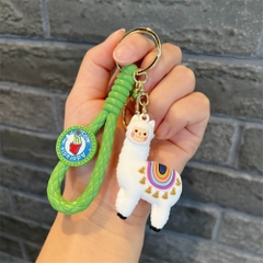 móc khóa cừu trắng xanh - Dây móc dài : 9.5cm - Mô Hình Cao : 6cm - Nặng : 50gram - No Box : bọc túi OPP - N3-K15-T4-S2
