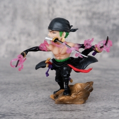 Mô Hình OnePiece Zoro G5 chibi - cao 8cm - nặng 100gram - Hộp Màu - Figure One Piece -  N1-K50-T3-S3