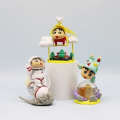 Mô Hình bộ 6 Shin bút chì cosplay - Cao 7-10cm - nặng 300gram - Figure Cậu Bé Bút Chì - bọc túi OPP - Hộp Màu - HM56 n3-k40-t3-s1