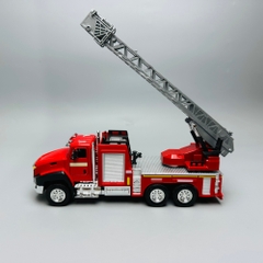 Mô Hình Xe Cứu Hoả tỉ lệ 1:50 Hợp kim có thể mở cửa - bánh sau chạy cót - Dài 18.5cm - rộng 5cm - cao 7cm - nặng : 200gram - FULL BOX : box màu SKU : oto115  N3-K9-T2-S4