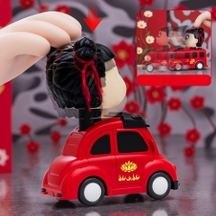 mô hình natra đi xe đỏ - cao : 12.5cm dài 9.5cm - Nặng : 300gram - figure natra - hộp màu n5