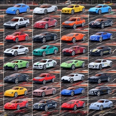 Mô Hình Xe Tổng Hợp tỉ lệ 1:64 - Cao 21cm- Ngang 11cm ( Giá 1 xe - 4 xe 1 vỉ - đặt số lượng 4 ) - Box Màu SKU : oto-YZ6411H - ( Vat - DCM473-10 ) K71-T3-S11