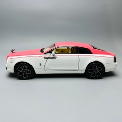 Mô Hình Xe rolls royce sữa mui hồng 1:22 Hợp kim có thể mở cửa - bánh sau chạy cót - Có tiếng - đèn pha sáng - Dài 21cm - rộng 8cm - cao 6cm - nặng ~ 800gram - FULL BOX : box màu SKU : oto134 - N3-K8-T3-S2