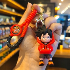 móc khóa luffy sành điệu - dây dài 11cm mô hình cao 6cm - nặng : 50gram - no box