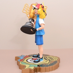 Hàng Cao Cấp -  Mô Hình Pokemon Satoshi cầm cúp bản cao cấp - Cao : 28cm - Nặng : 800gram - Figure pokemon - Full Box - N3-T5