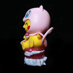 Hàng Cao Cấp -  Mô Hình Pokemon pikachu cosplay mew bản cao cấp - Cao : 12cm - Nặng : 300gram - Figure pokemon - Full Box - N1-K51-T4-S2