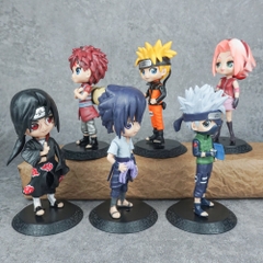 Mô hình Naruto Bộ 6 nhân vật Cao 15.5cm - nặng 150Gram- Figure Naruto - No Box N3-K40-T3-S2