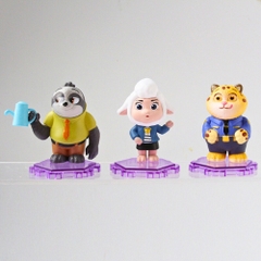 Mô hình bộ 6 nhân vật Zootobia Bản C  . Cao 9-10cm , nặng 300gram - Figure Zootobia - SKU : hm184