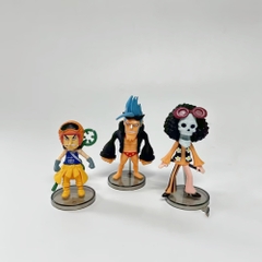 Mô Hình OnePiece bộ 9 nhân vật team luffy - cao 5-7cm - nặng 223gram - Figure One Piece - Bọc Túi Opp - No Box n3-st2