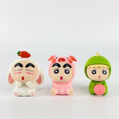 Mô Hình bộ 6 Shin bản B bộ 2 con giáp - Cao 6.5cm - nặng 300gram - Figure Cậu Bé Bút Chì - bọc túi OPP - Hộp Màu - Hm30 n3-k41-t2-s1