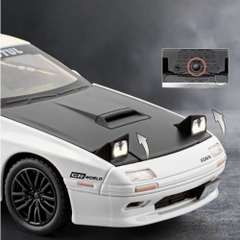 Mô Hình Xe Mazda RX-7 Màu Trắng , tỉ lệ 1:32 Hợp kim có thể mở cửa - bánh sau chạy cót - Dài 16cm - rộng 6.3cm - cao 4.7cm - FULL BOX : box màu SKU : oto554b - ( VAT : 003-01-130 )- K51-T3-S2