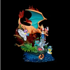 Hàng Cao Cấp -  Mô Hình Satoshi và các pokemon bản cao cấp - Cao : 41cm - Nặng : 5000gram - Figure pokemon - Full Box - N1-K37-T4-S5