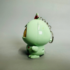 Móc Khoá mô hình shin đổi mặt cosplay gà xanh - cao : 8.5cm - figure shin - No Box - N3-T3