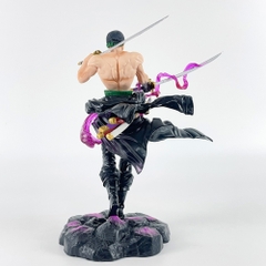 Mô Hình One Piece Zoro vác kiếm đầu quấn khăn - Cao 20cm - Nặng 500gram - Phụ kiện :  Kiếm - Figure anime One Piece - Bọc Túi Opp - No Box N1-K56-T2-S3