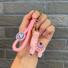 móc khóa cừu hồng - Dây móc dài : 10cm - Mô Hình Cao : 6cm - Nặng : 50gram - No Box : bọc túi OPP - N3-K15-T4-S3