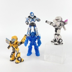 Hàng Cao Cấp -  Mô hình Transformer bộ 8 robot - Cao 9-10cm - Nặng 500gram - No Box : Bọc túi OPP Figure Transformer