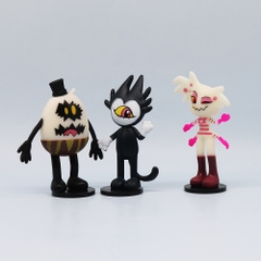 Mô hình Hazbin Hotel bộ 6 nhân vật Vaggie Angel Dust Alastor Charlie Morningstar Cao 10-11.5cm - Nặng : 200gram - Figure Hazbin Hotel - No Box n3-k41-t3-s2