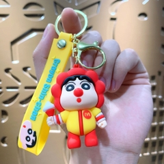 móc khóa shin cosplay chú hề - dây dài 11cm mô hình cao 6cm - nặng : 50gram - no box N3-T3