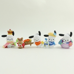 Mô hình kuromi Bộ 7 pochacco Kuromi - cao 5 - 14cm - Nặng 600gram - Bọc Túi - Có Hộp Đẹp - N3-K37-T1-S1