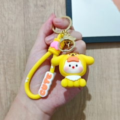móc khóa chó vàng - dây dài 11cm mô hình cao 6cm - nặng : 50gram - no box N3-T3
