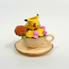 Mô Hình Pokemon Pikachu nằm trên cốc hoa  - cao 8cm - nặng 50gram - Figure Pokemon - (VAT E523-59) - K9-T3-S10
