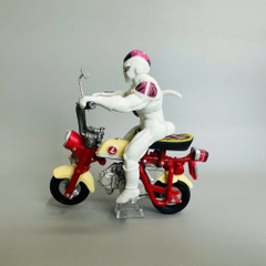Mô Hình DragonBall frieza lái xe máy cao 12cm nặng 300g , Figure DragonBall - Hộp Màu - N1-K8-T3-S2