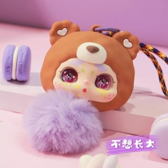 Hàng Chính Hãng - Blinbox kimon túi đeo tai nghe blind box set 6 ngẫu nhiên - cao ~ 12cm - Nặng 500gram - Túi Mù - Hộp Màu