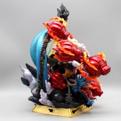 Hàng Thanh Lý Đã Qua Sử Dụng - Mô Hình One Piece Luffy đại chiến Kaido - Cao 20cm - nặng 2kg2 - Figure OnePiece - box màu -
