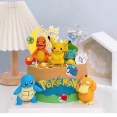 Mô Hình Đồ Chơi - Bộ 6 Nhân vật Pokemon đáng yêu , ngộ nghĩnh - Pokemon - Box màu n3-k32-t4-s2