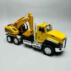 Mô Hình Xe Máy Xúc tỉ lệ 1:50 Hợp kim có thể mở cửa - bánh sau chạy cót - Dài 17cm - rộng 5cm - cao 8.5cm - nặng : 200gram - FULL BOX : box màu SKU : oto116 - n3-k9-t3-s4