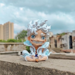 Mô hình OnePiece Luffy gear 5 nika màu trắng chibi siêu dễ thương cao 8cm - OnePiece - No Box - N1-K28-T3-S1