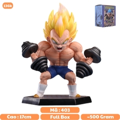 Mô hình đồ chơi - Vegeta tập tạ Cao 17cm -  Dragon Ball - Có Hộp Đẹp - N1-K22-T4-S1