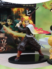 Mô hình đồ chơi - Viêm Trụ Rengoku Kyoujurou chiến đấu Cao 20cm - Kimetsu No Yaiba - - Có Hộp Đẹp - N4-K9-BL3-N1-K6-T3-S3