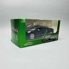 Mô Hình xe Bugati đen viền xanh tỉ lệ 1:32 Hợp kim có thể mở cửa - bánh sau chạy cót - Dài 12.5cm - rộng 6cm - cao 3cm nặng : 200gram - FULL BOX : box màu SKU : oto207 N3-K10-T3-S2