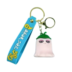móc khóa Natra linh hồn đội lá - dây dài 11cm mô hình cao 4.8cm - nặng : 50gram - no box
