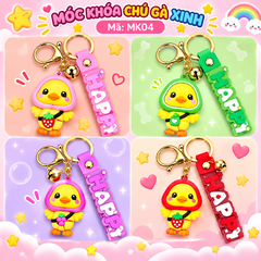 Móc khóa hình con gà - SKU: mk04 - (VAT: MK001-5)