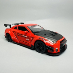 Mô Hình Nissan xe đua đỏ tỉ lệ 1:24 Hợp kim có thể mở cửa - bánh sau chạy cót - Dài 20.5cm - rộng 9cm - cao 6cm - nặng : 1000gram - FULL BOX : box màu SKU : oto285 - K66-T5-S5