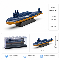 Mô Hình Tàu Ngầm tỉ lệ 1:64 chất liệu hợp kim - SKU : oto-95577-23 - ( VAT : 103-05-20 )
