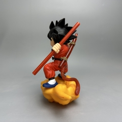 Mô Hình DragonBall  Goku kid cưỡi mây cao 13cm , figure DragonBall , No box