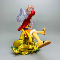 Mô Hình OnePiece Luffy gear 5 áo đỏ ngồi cười cưỡi đầu rồng siêu đẹp Cao 20cm - Nặng 500gram , Figure OnePiece - No box - N4-K5