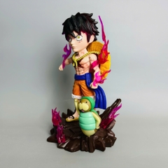 Mô Hình OnePiece luffy tập luyện cùng đệ tử - cao 19cm - nặng 270gram - Hộp Màu - Figure One Piece - N1-K45-T1-S3