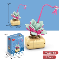 Bộ lắp ghép hoa 72pcs SKU: LG-8938-2 ( VAT 001-06-11 ) K118-T1-S2