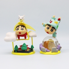 Mô Hình bộ 6 Shin bút chì cosplay - Cao 7-10cm - nặng 300gram - Figure Cậu Bé Bút Chì - bọc túi OPP - Hộp Màu - HM56 n3-k40-t3-s1
