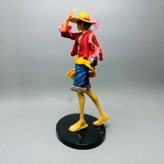 Mô hình OnePiece Luffy dáng đứng đội mũ - Cao 24cm - nặng 500gram - Phụ kiện : Đế - Figure One Piece - No Box