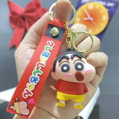 Móc Khóa shin ngơ ngác - Dây móc dài : 9cm - Mô Hình Cao : 7.6cm - Nặng : 50gram - No Box : bọc túi OPP -  N3-K62-T3- S3