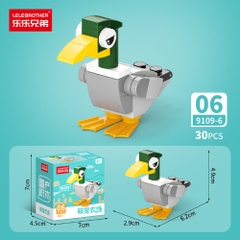 Combo 5 Bộ Lắp Ghép Mô Hình Động Vật 30pcs. SKU: LG-9109-6 ( VAT 001-C5-11 ) - K135-T2-S6