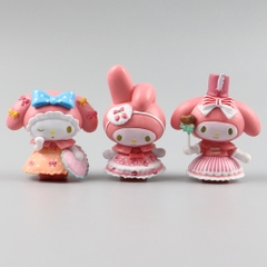 Mô hình kuromi bộ 6 kuromi hồng blind box - cao 5 - 6.5cm - Nặng 500gram - Bọc Túi - Hộp Màu - N3-K60-T3-S2