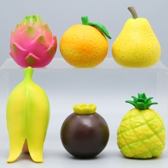 Mô Hình bộ 6 Shin cosplay hoa quả - Cao 4.4-8cm - nặng 300gram - Figure Cậu Bé Bút Chì - bọc túi OPP - Hộp Màu - Hm39 -  n3-k32-t2-s2